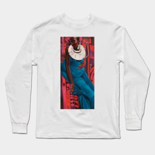 Blue Madonna. (original in museum collection) Long Sleeve T-Shirt